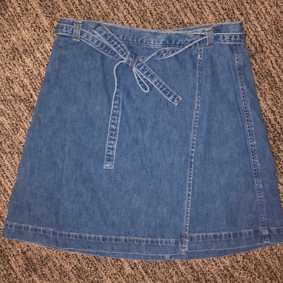 Gap denim wrap skirt - Picture 1 of 4